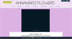 Desktop Screenshot of annamaesflowerscattery.com